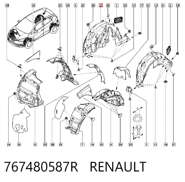  767480587R Renault (RVI)