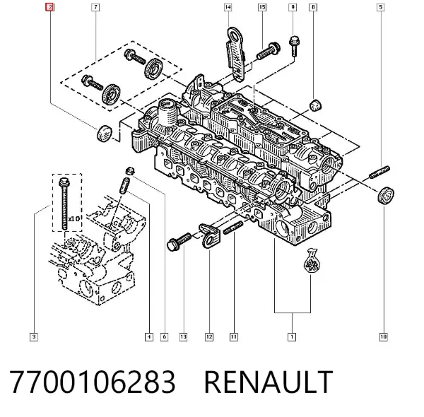  7700106283 Renault (RVI)