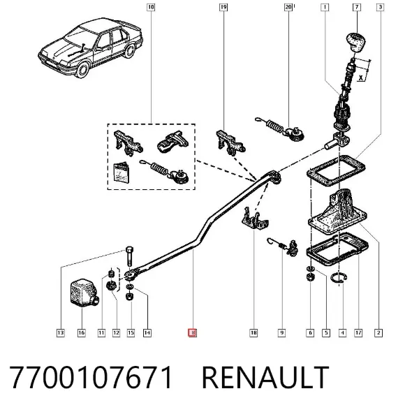  7700107671 Renault (RVI)