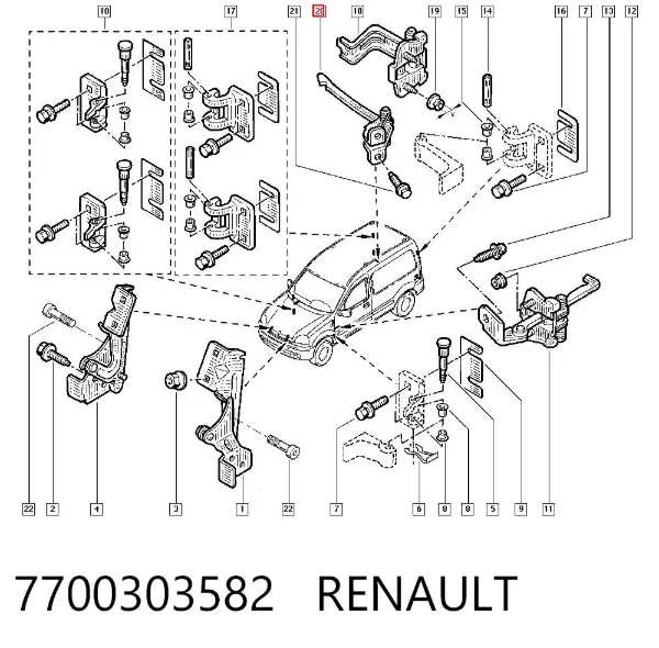  7700303582 Renault (RVI)