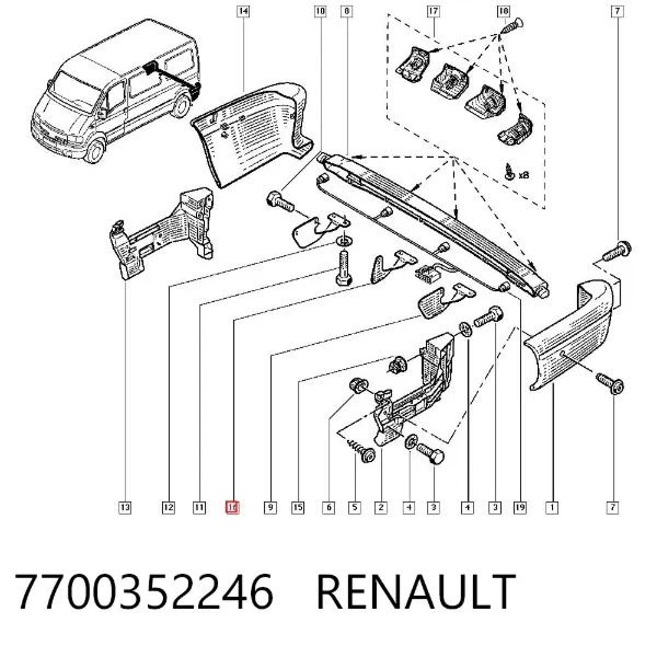  7700352246 Renault (RVI)