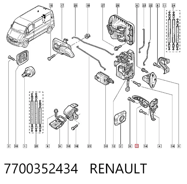  7700352434 Renault (RVI)