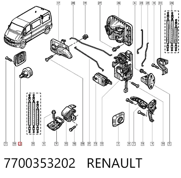  7700353202 Renault (RVI)