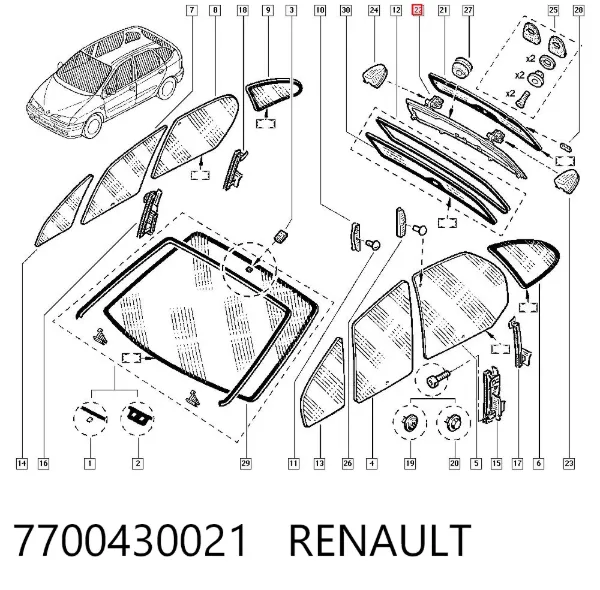  7700430021 Renault (RVI)