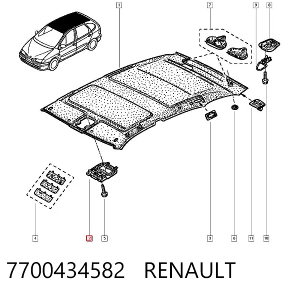  7700434582 Renault (RVI)