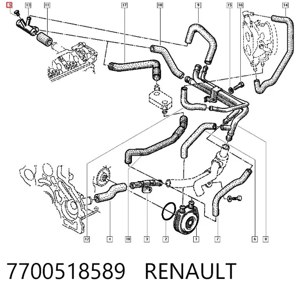  7700518589 Renault (RVI)