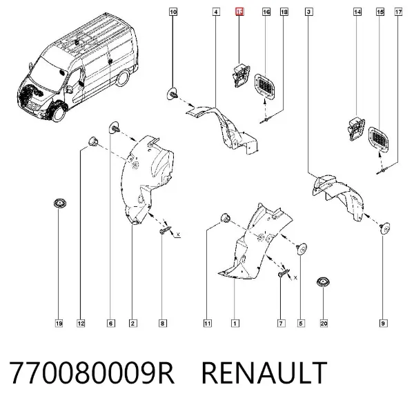  770080009R Renault (RVI)
