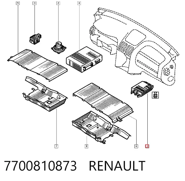  7700810873 Renault (RVI)