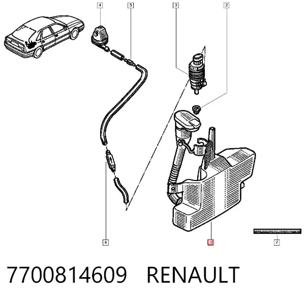  7700814609 Renault (RVI)