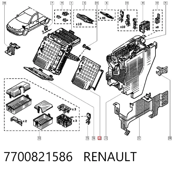  7700821586 Renault (RVI)