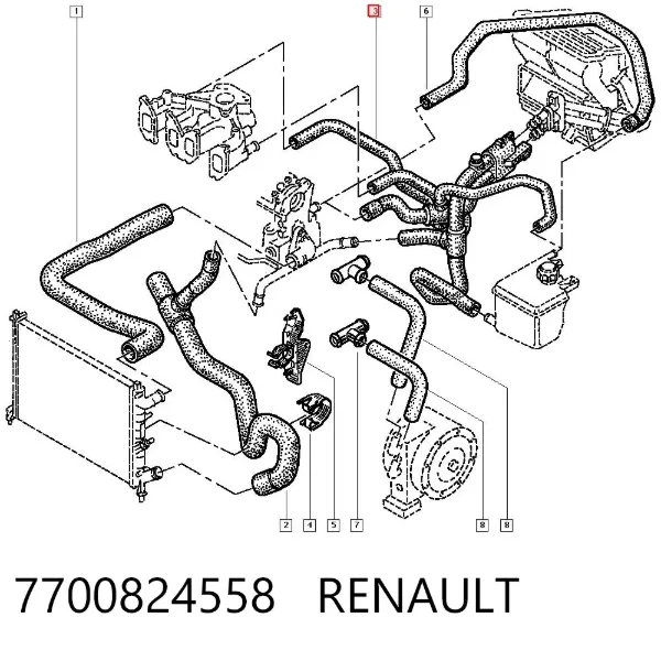  7700824558 Renault (RVI)