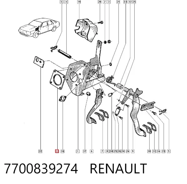  7700839274 Renault (RVI)