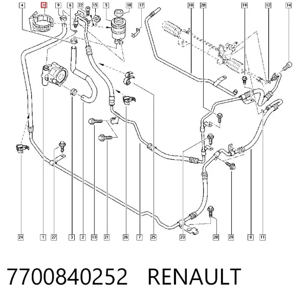  7700840252 Renault (RVI)
