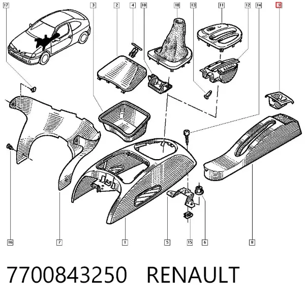  7700843250 Renault (RVI)