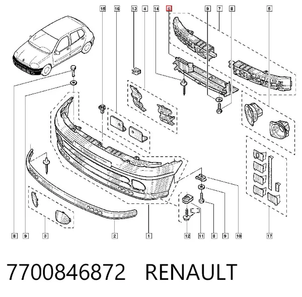  7700846872 Renault (RVI)