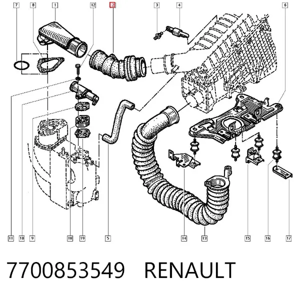  7700853549 Renault (RVI)