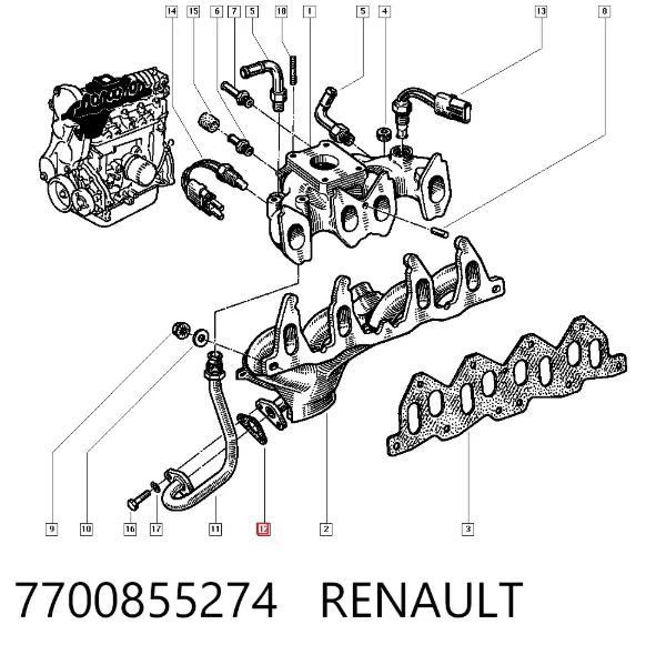  7700855274 Renault (RVI)