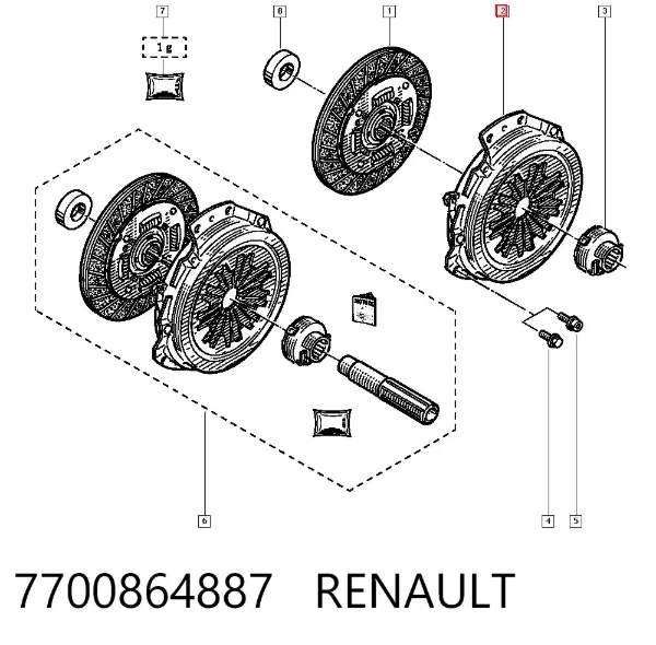 Cesta de embraiagem Alfa Romeo 33 907A