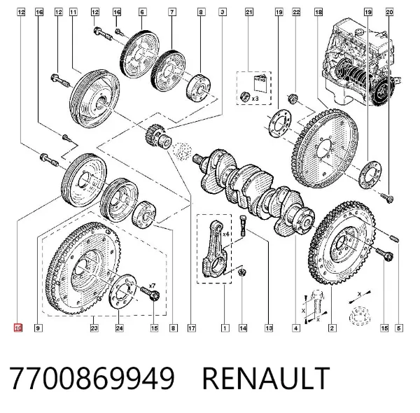  7700869949 Renault (RVI)