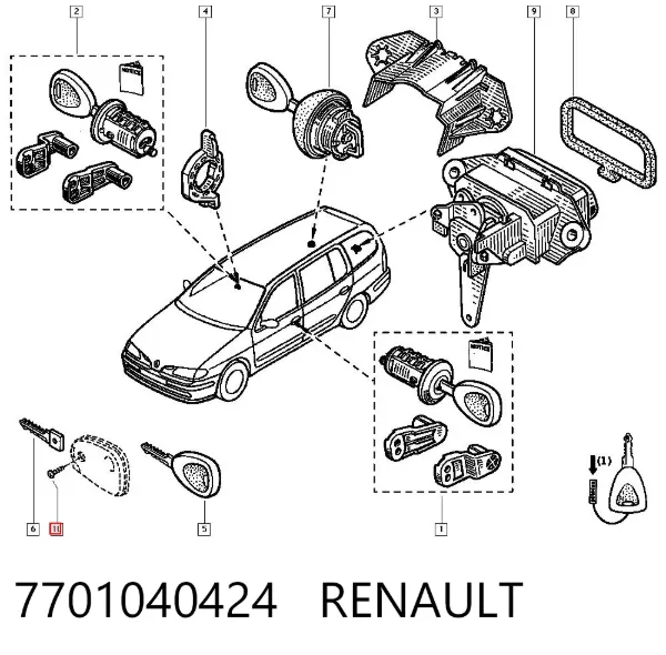  7701040424 Renault (RVI)