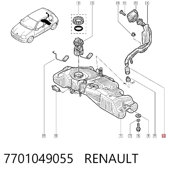  7701049055 Renault (RVI)