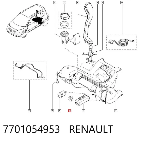  7701054953 Renault (RVI)
