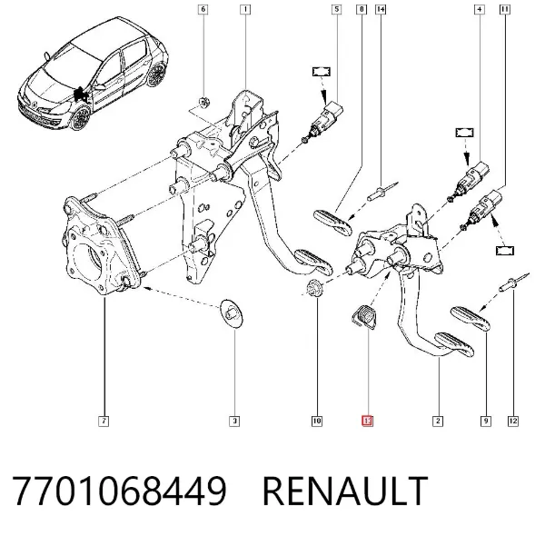  7701068449 Renault (RVI)