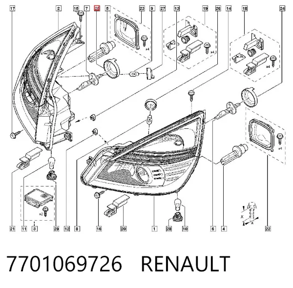  7701069726 Renault (RVI)