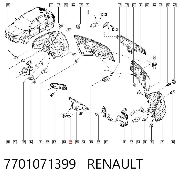  7701071399 Renault (RVI)