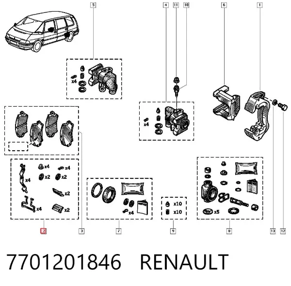  7701201846 Renault (RVI)