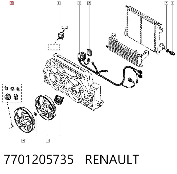  7701205735 Renault (RVI)