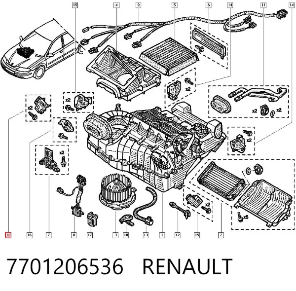  7701206536 Renault (RVI)