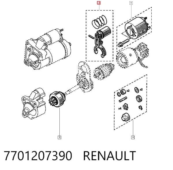  7701207390 Renault (RVI)