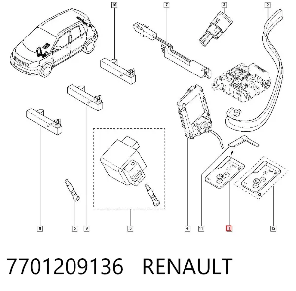 7701209136 Renault (RVI)