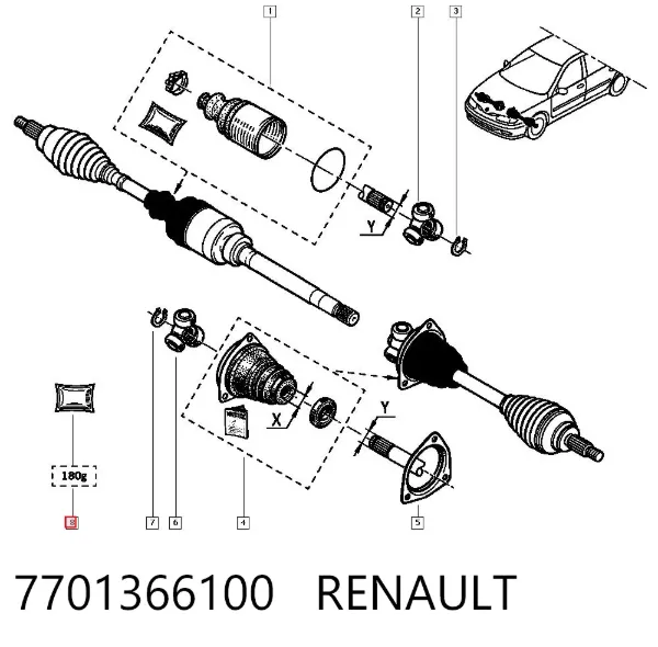  7701366100 Renault (RVI)