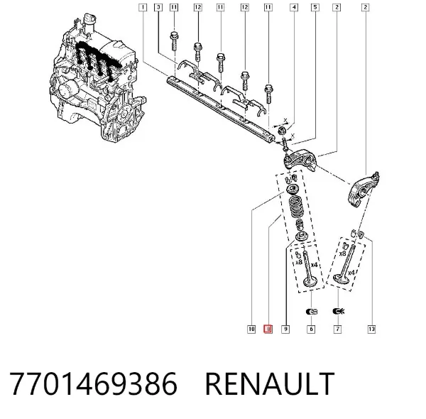  7701469386 Renault (RVI)
