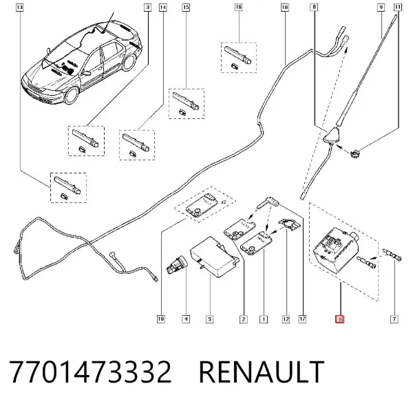  7701473332 Renault (RVI)