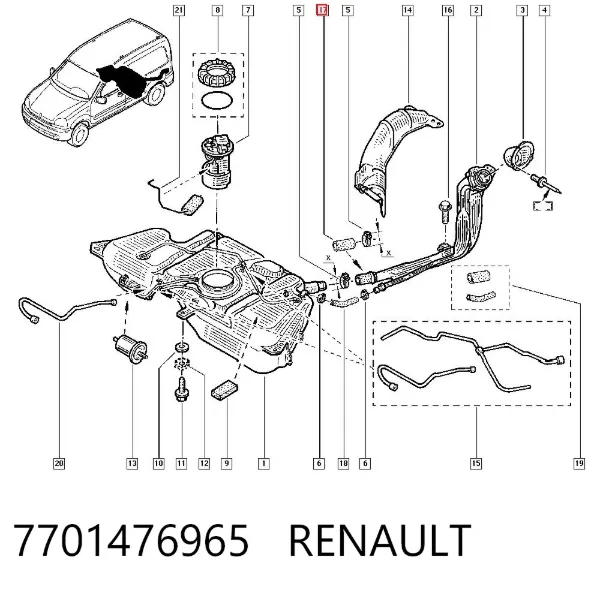  7701476965 Renault (RVI)