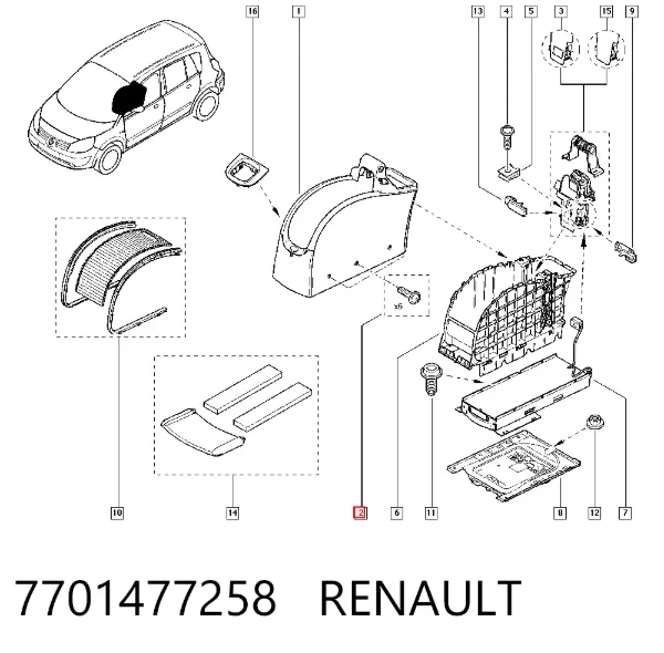  7701477258 Renault (RVI)
