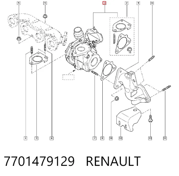 Turbina 7701479129 Renault (RVI)