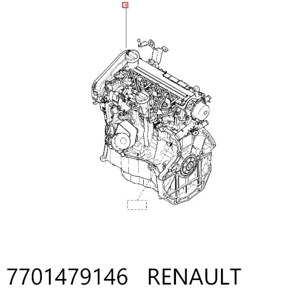 Motor montado 7701479146 Renault (RVI)