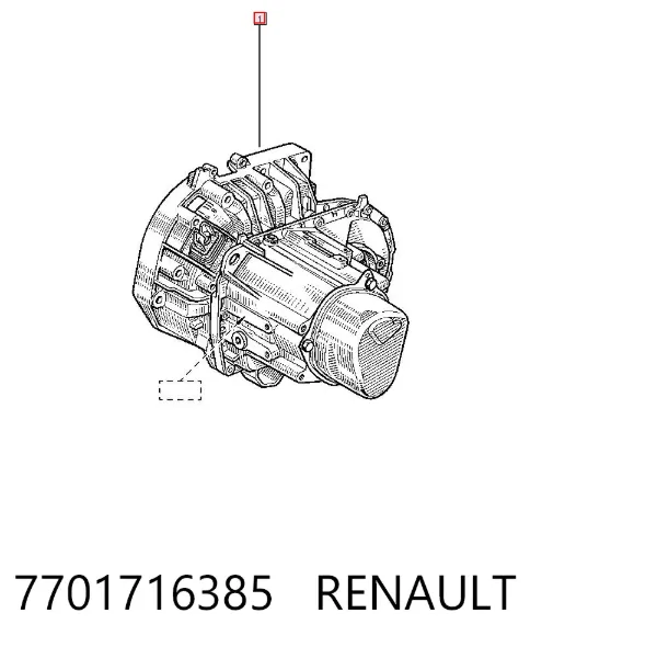 Caixa de Mudança montada (caixa mecânica de velocidades) 7701716385 Renault (RVI)
