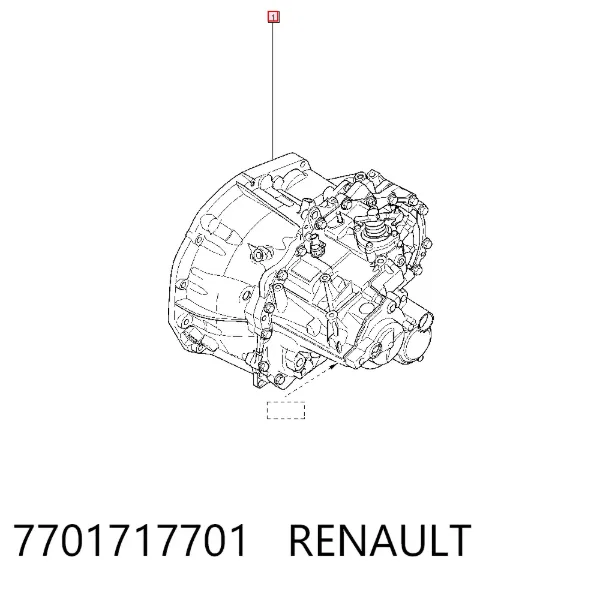 Caixa de Mudança montada (caixa mecânica de velocidades) Renault Megane II
