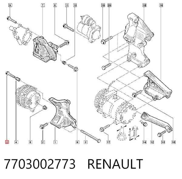  7703002773 Renault (RVI)