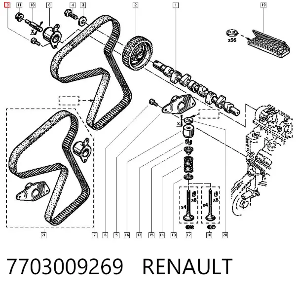  7703009269 Renault (RVI)