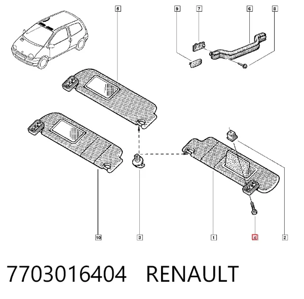  7703016404 Renault (RVI)