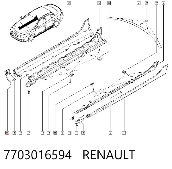  7703016594 Renault (RVI)