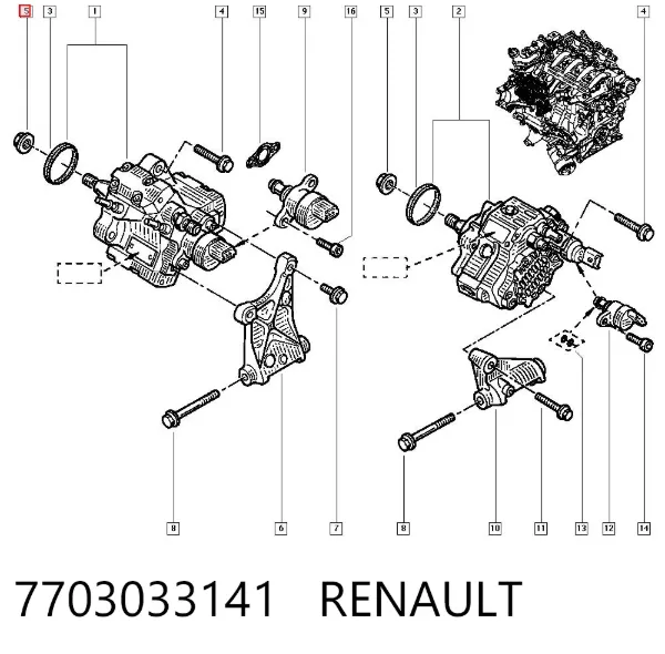  7703033141 Renault (RVI)