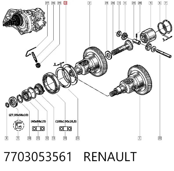  7703053561 Renault (RVI)
