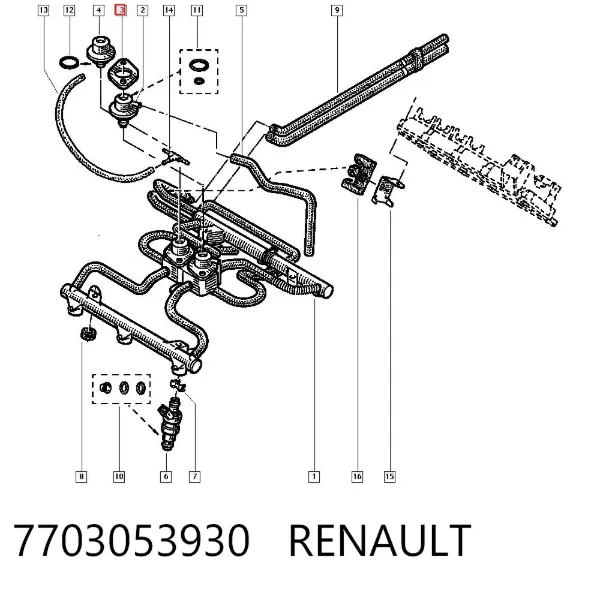  7703053930 Renault (RVI)